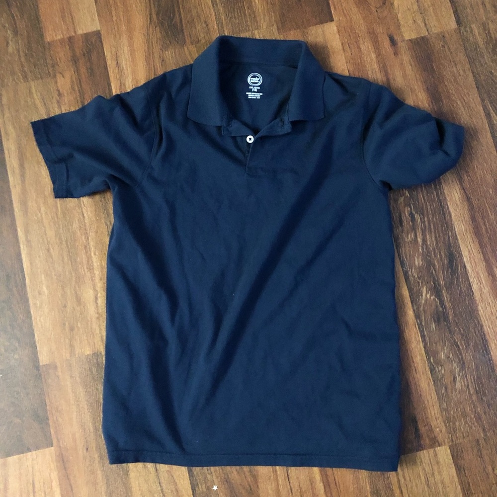 One a wonder navy blue polo shirt